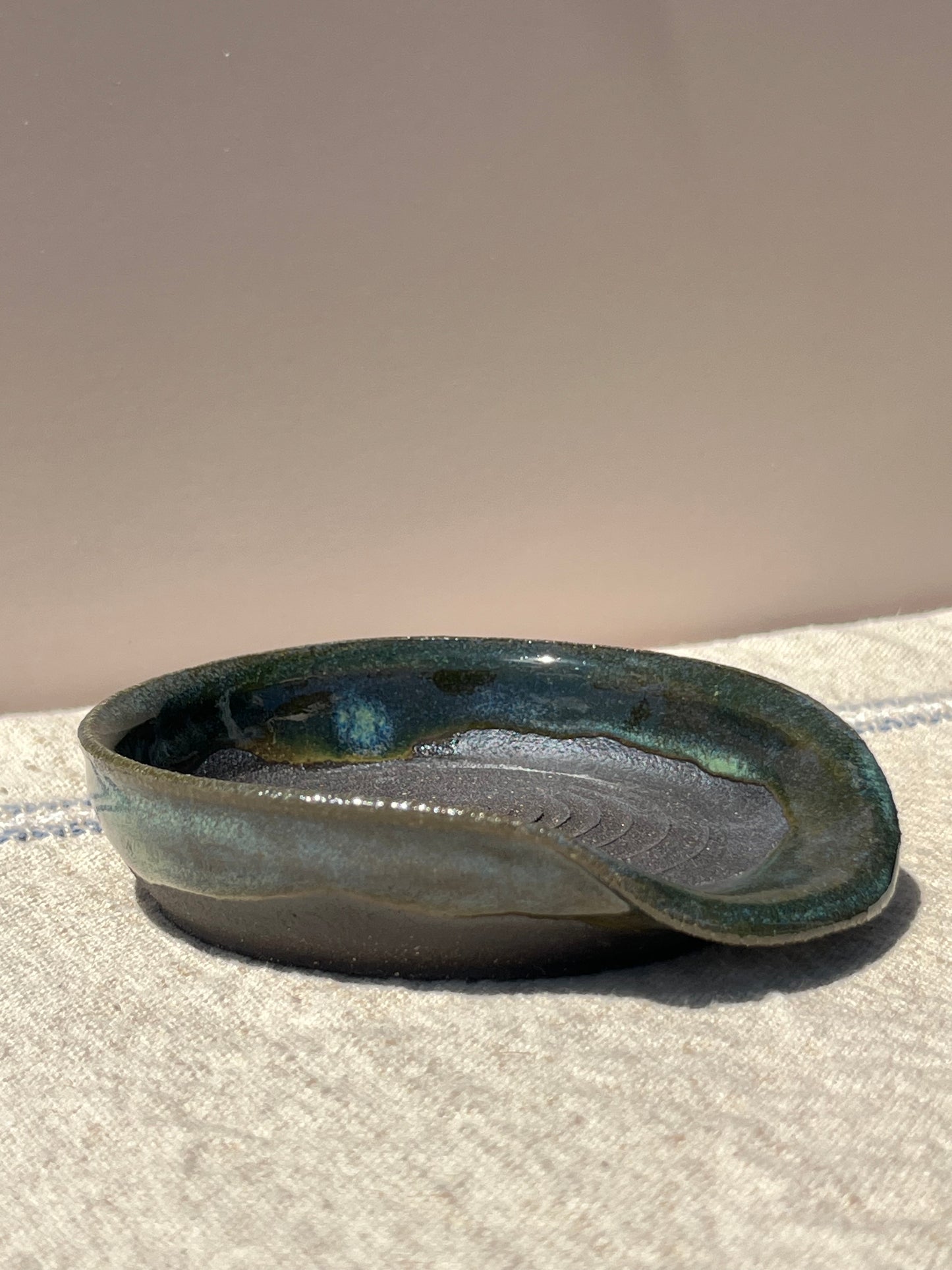 Moonstone spoon rest