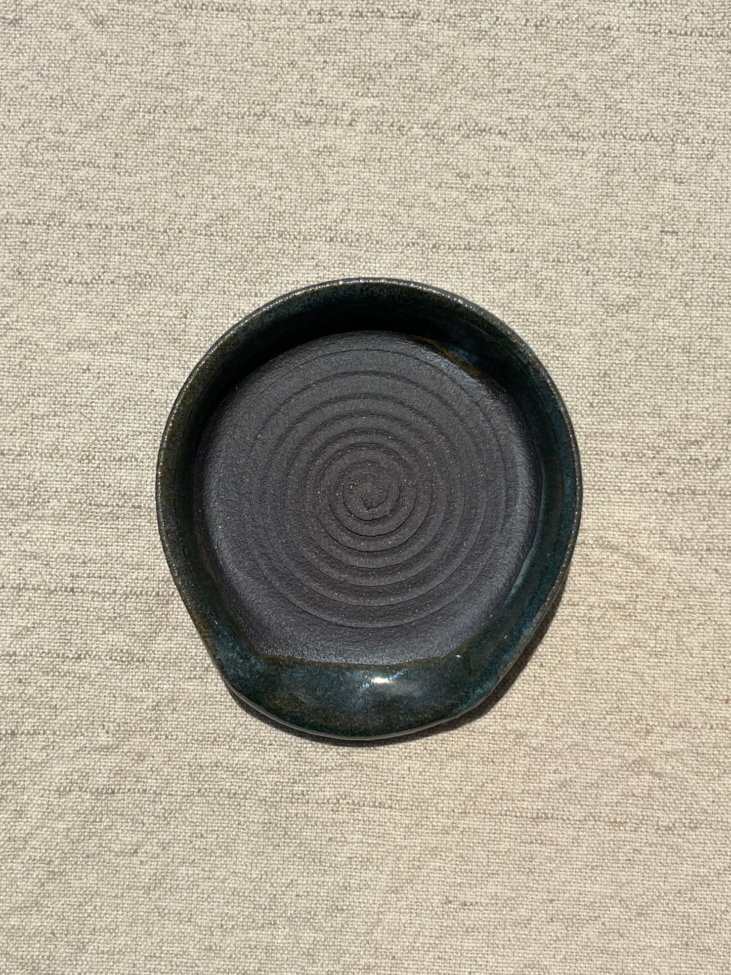 Moonstone spoon rest